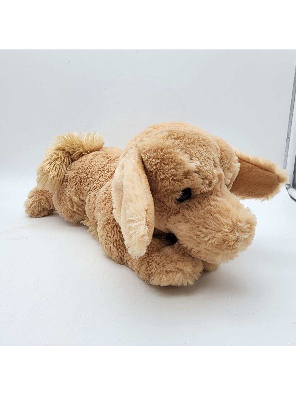 Dan Dee Tan Dog Plush Stuffed Animal 13" Lays Flat Floppy SDSH 0907240 2009